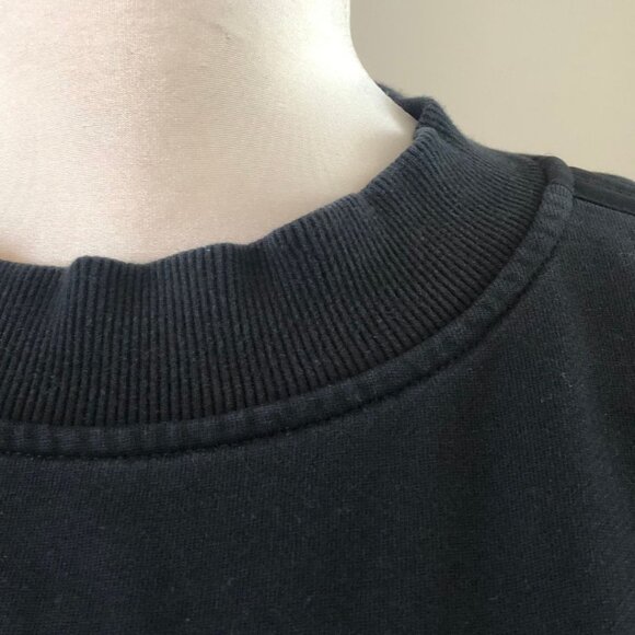 Used - Moose Knuckles Men's Homecrest Cotton Sweatshirt in Black Size S - Picture 4 of 17